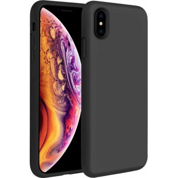 iphone x hoesje zwart - Apple iPhone xs hoesje zwart - iPhone 10 hoesje zwart siliconen case hoes cover
