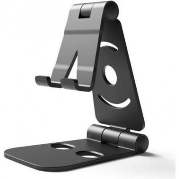 Mobiele Telefoon Houder Zwart Voor Iphone Huawei Xiaomi Plastic Telefoon Stand Bureau Tablet Folding Stand Desktop