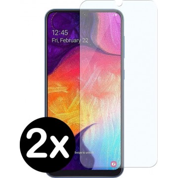 Samsung Galaxy A50 Screenprotector Tempered Glass Glas - 2 PACK