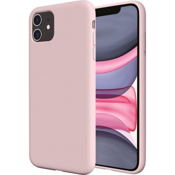 iphone 11 hoesje roze - iPhone 11 siliconen case - hoesje iPhone 11 apple - iPhone 11 hoesjes cover hoes