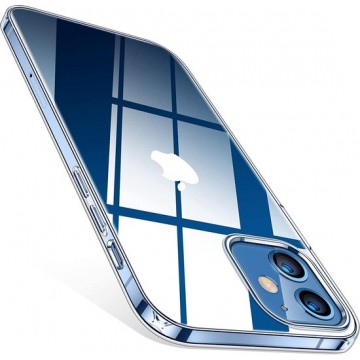 Ultra thin silicone case iPhone 12 Mini - 5.4 inch - transparant
