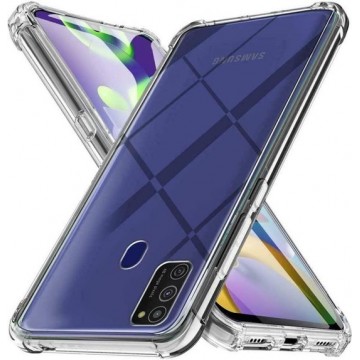 iMoshion Shockproof Case Samsung Galaxy A21s hoesje - Transparant