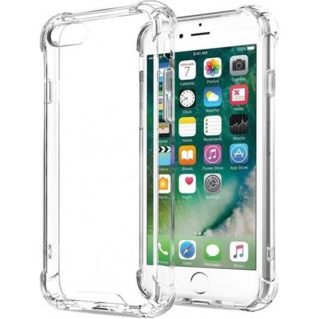 Doorzichtig Hoesje iPhone 7/8 Siliconen Shock Proof TPU Case - met verstevigde randen