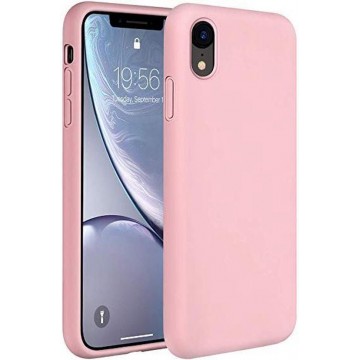 iphone xr hoesje roze - iPhone xr siliconen case - hoesje iPhone xr apple - iPhone xr hoesjes cover hoes