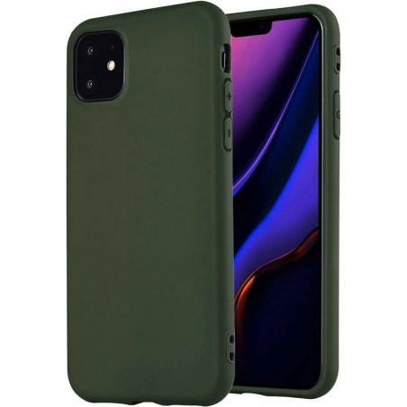 iphone 11 hoesje groen - iPhone 11 siliconen case - hoesje iPhone 11 apple - iPhone 11 hoesjes cover hoes