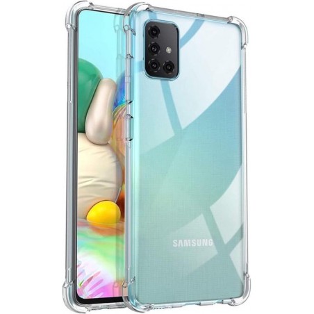 iMoshion Shockproof Case Samsung Galaxy A71 hoesje - Transparant