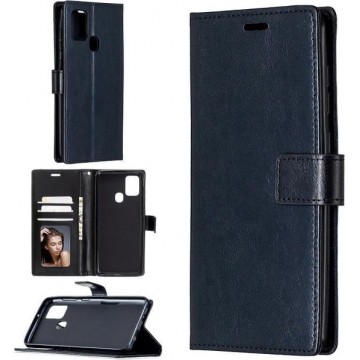 Samsung Galaxy A21S hoesje book case zwart