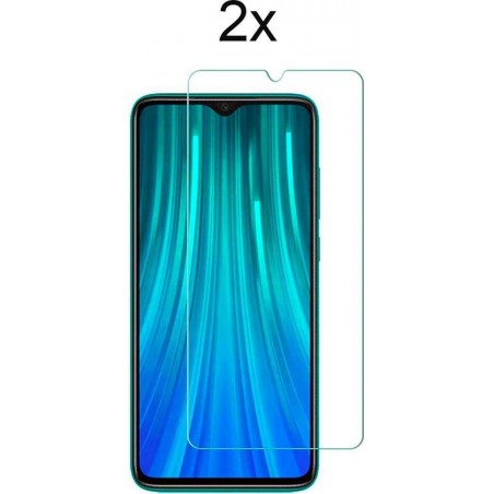 Xiaomi Redmi Note 8 Pro Screenprotector Glas - 2x Tempered Glass Screen Protector