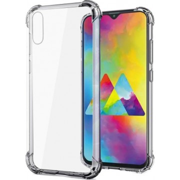 Samsung Galaxy A70 Hoesje Shock Siliconen Hoes Case Cover Transparant