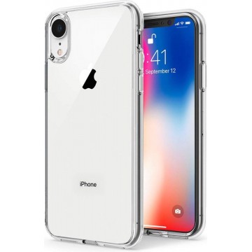 iPhone XR Hoesje Siliconen Case Hoes Cover Dun - Transparant