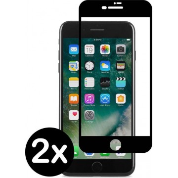 iPhone SE 2020 Screenprotector Gehard Glas 3D Full Screen - 2 PACK