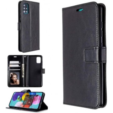Samsung Galaxy A51 hoesje book case zwart