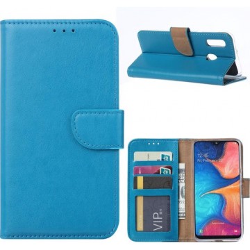 Samsung Galaxy A20E - Bookcase Turquoise - portemonee hoesje