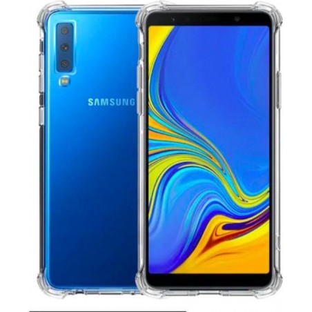 samsung a7 2018 hoesje shock proof case transparant - Samsung Galaxy a7 2018 hoesje shock proof case hoes cover transparant