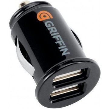 Griffin Duo USB Autolader voor Apple iPhone, Samsung, HTC, Sony en Nokia Car Charger Oplader met 2 USB Poorten