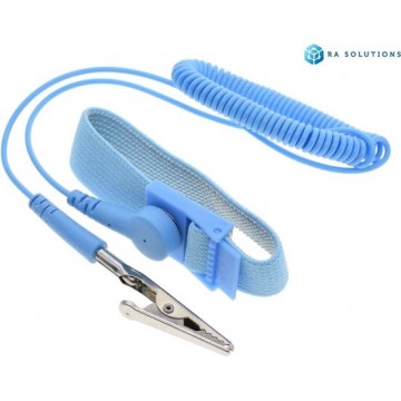 Antistatische ESD Armband | Polsband | Antistatisch Polsbandje | Computer ontlading | Blauw |