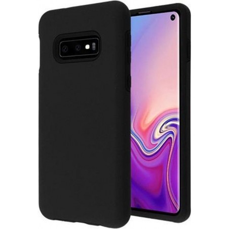 samsung s10e hoesje zwart - Samsung galaxy s10e hoesje zwart case siliconen hoes cover