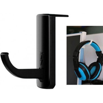 universeel hoofdtelefoon Hanger PC Monitor Desk Headset Stand houder haak (zwart)