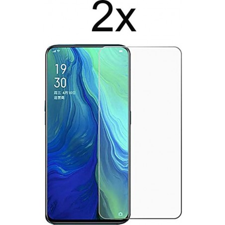 Oppo Reno 2Z Screenprotector Glas - 2x Tempered Glass Screen Protector