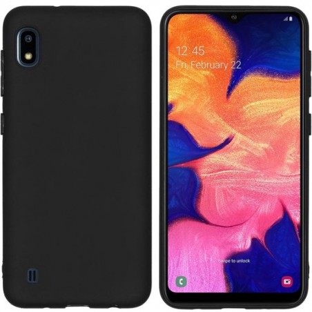 iMoshion Color Backcover Samsung Galaxy A10 hoesje - Zwart