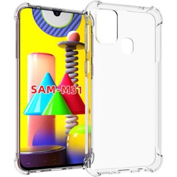 iMoshion Shockproof Case Samsung Galaxy M31 hoesje - Transparant