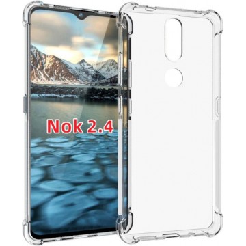 iMoshion Shockproof Case Nokia 2.4 hoesje - Transparant