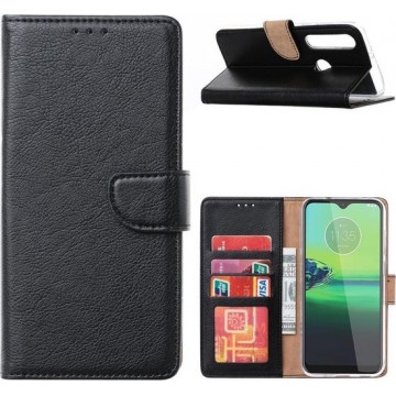 Motorola Moto G8 Power - Bookcase Zwart - portemonee hoesje