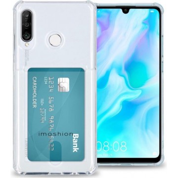 iMoshion Softcase Backcover met pashouder Huawei P30 Lite hoesje - Transparant