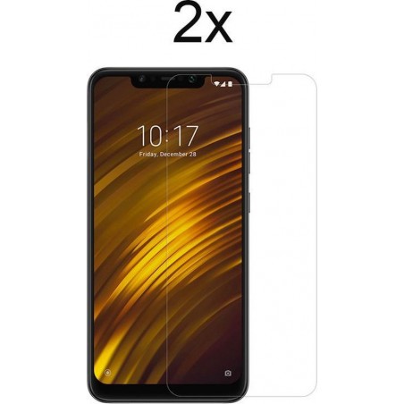 Xiaomi Pocophone F1 Screenprotector Glas - 2x Tempered Glass Screen Protector