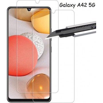 Samsung Galaxy A42 5G screen Protector / Galaxy A42 glazen tempered glass - 2 pack