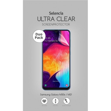 Selencia Duo Pack Ultra Clear Screenprotector voor de Samsung Galaxy M30s / M21