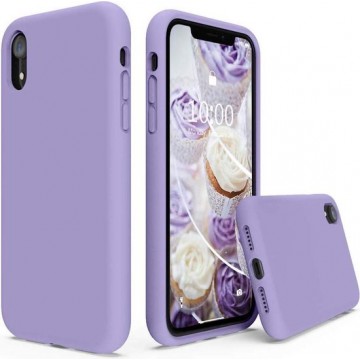 Apple iPhone XR Hoesje - Siliconen Backcover - Paars