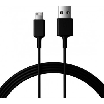Easy Cables MFI gecertificeerd Apple Lightning kabel - 1m - Zwart