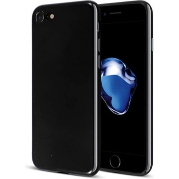 iphone se 2020 hoesje zwart - Apple iPhone se 2020 hoesje zwart siliconen case hoes cover apple