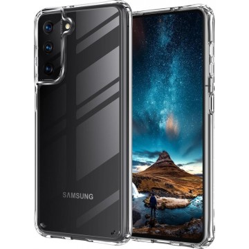 Samsung S21 Plus hoesje case siliconen transparant hoesjes cover hoes - Hoesje samsung galaxy s21 plus