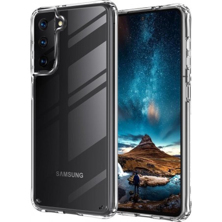 Samsung S21 Plus hoesje case siliconen transparant hoesjes cover hoes - Hoesje samsung galaxy s21 plus
