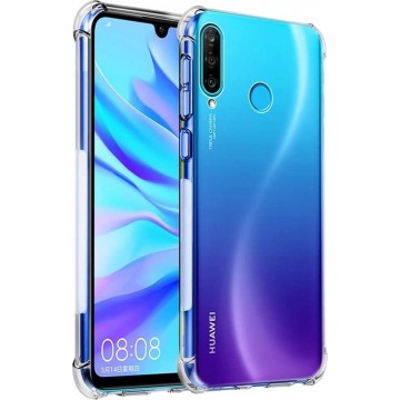 Huawei P30 Lite & P30 Lite (New Edition) Hoesje Transparant - Anti Shock Hybrid Back Cover