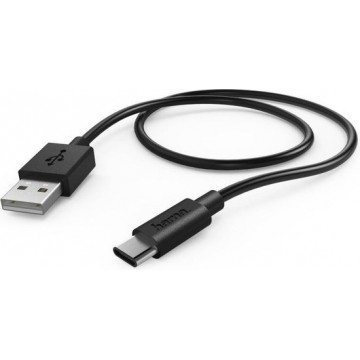 Hama Oplaad-/gegevenskabel, USB Type-C, 0,6 m, zwart