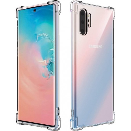 Samsung Galaxy Note 10 Plus Hoesje - Anti Shock Hybrid Case - Transparant