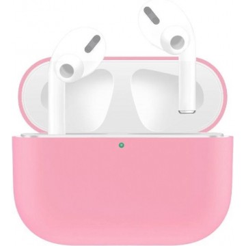 By Qubix - AirPods Pro Solid series - Siliconen hoesje - Roze