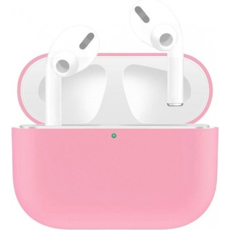 By Qubix - AirPods Pro Solid series - Siliconen hoesje - Roze