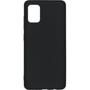 Color Backcover Samsung Galaxy A51 - Zwart - Zwart / Black