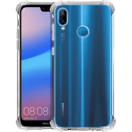 huawei p20 lite hoesje shock proof case - Huawei p20 lite hoesje shock proof case hoes cover transparant