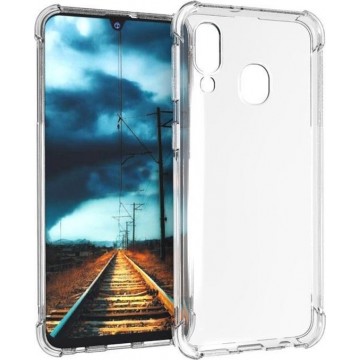iMoshion Shockproof Case Samsung Galaxy A40 hoesje - Transparant