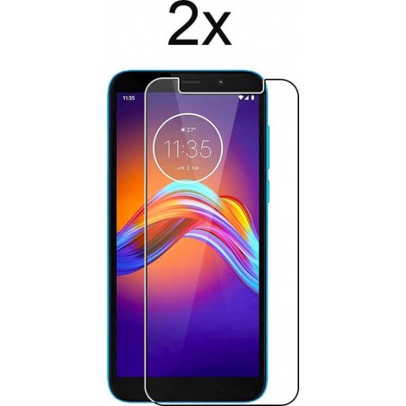 Motorola E6 Play Screenprotector Glas - Motorola Moto E6 Play Screen Protector Glas - 2x Tempered Glass Screen Protector