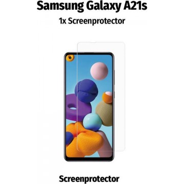 Samsung Galaxy A21s Screenprotector Verhard Tempered Glas