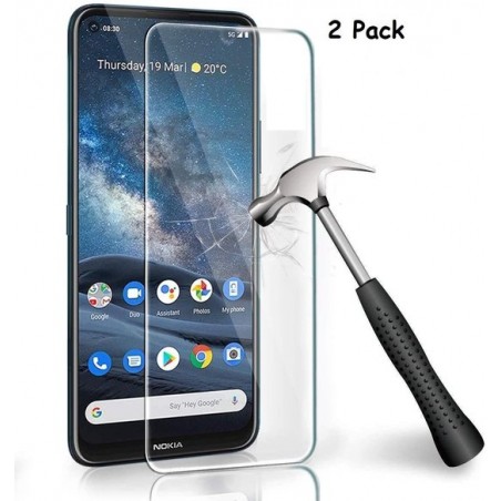 Nokia 8.3 5G Screen Protector, Nokia 8.3  Tempered Glass Screen - 2 pack