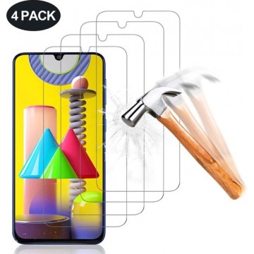 Samsung Galaxy A31 Screen Protector [4-Pack] Tempered Glas Screenprotector