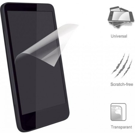 Screenprotector universeel tot 5/6/7 inch met kniplijnen, makkelijk op maat te maken protector