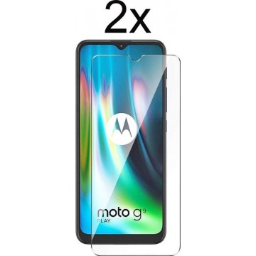 Motorola G9 Play Screenprotector Glas - Motorola G9 Play Screen Protector Glas - 2 Stuks